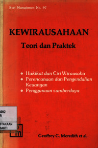 Image of Kewirausahaan Teori dan Praktek
